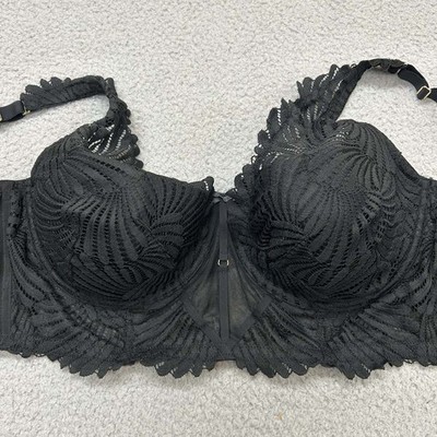 Cacique Bra 44DDD Balconette Bra Lightly Lined French Balconette Lane Bryant