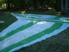ASSYMETRICAL SPINNAKER BLUE & GREEN BY SCOTT ALLAN/HORIZON SAIL MAKER 