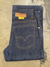 Vtg NOS 1960’s Levis 517 Big E Raw Denim Jeans 27 X 30 Bootcut USA Made NWT