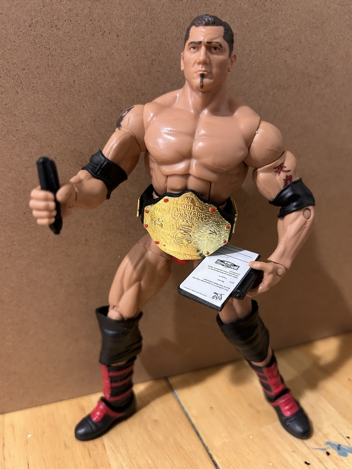 2017 WWE Hall of Champions 7" BATISTA (Heavyweight Champion 2005) Elite loose