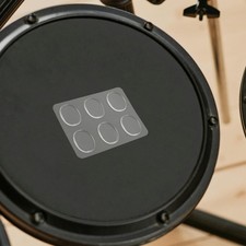 4 Sheets Silicone Drum Dampening Pads Damper Gel Mute Silencer Muffler
