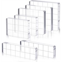 7-Teiliges Acryl-Stempelset, Kleine, Transparente Stempelwerkzeuge Mit Rast2749