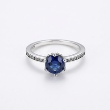 Luxury S925 Sterling Silver Ring for Women SIZE:N —(30)