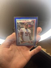 Panini Donruss Optic Rated Rookie Blue Prizm Alfred Collins 49ers #237 NFL Card