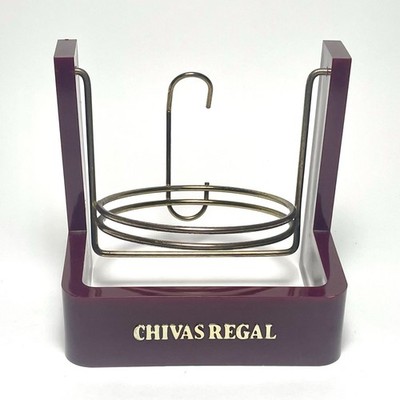 VINTAGE Swinging Cradle Lucite Barware Holder Pourer CHIVAS REGAL