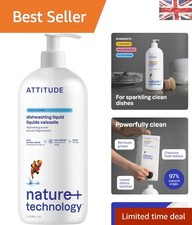 Sustainable  Dish Soap - 1L Biodegradable Cleaning Liquid with Wildflowers