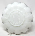 Deviled Egg Dish Vintage Anchor Hocking Fire King Milk Glass Gold Trim Easter 10