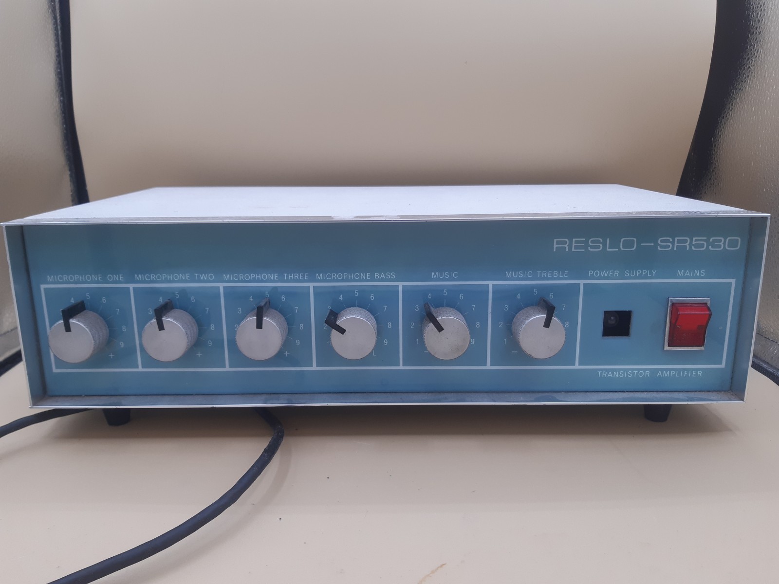 Vintage Reslo SR530 Transistor Amplifier - Made in Essex