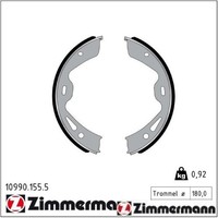 Zimmermann 10990.155.5 Bremsbackensatz FüR Feststellbremse Bremsbacken