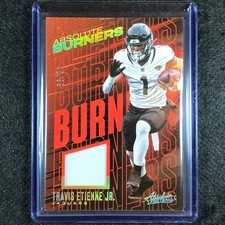 2023 Absolute Football Travis Etienne Jr. Absolute Burners Jersey Gold 40/99