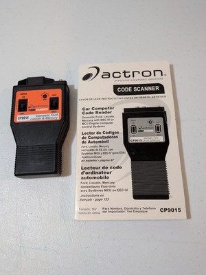 Actron Code Scanner For Domestic Ford Lincoln & Mercury Model CP9015 (Preowned)