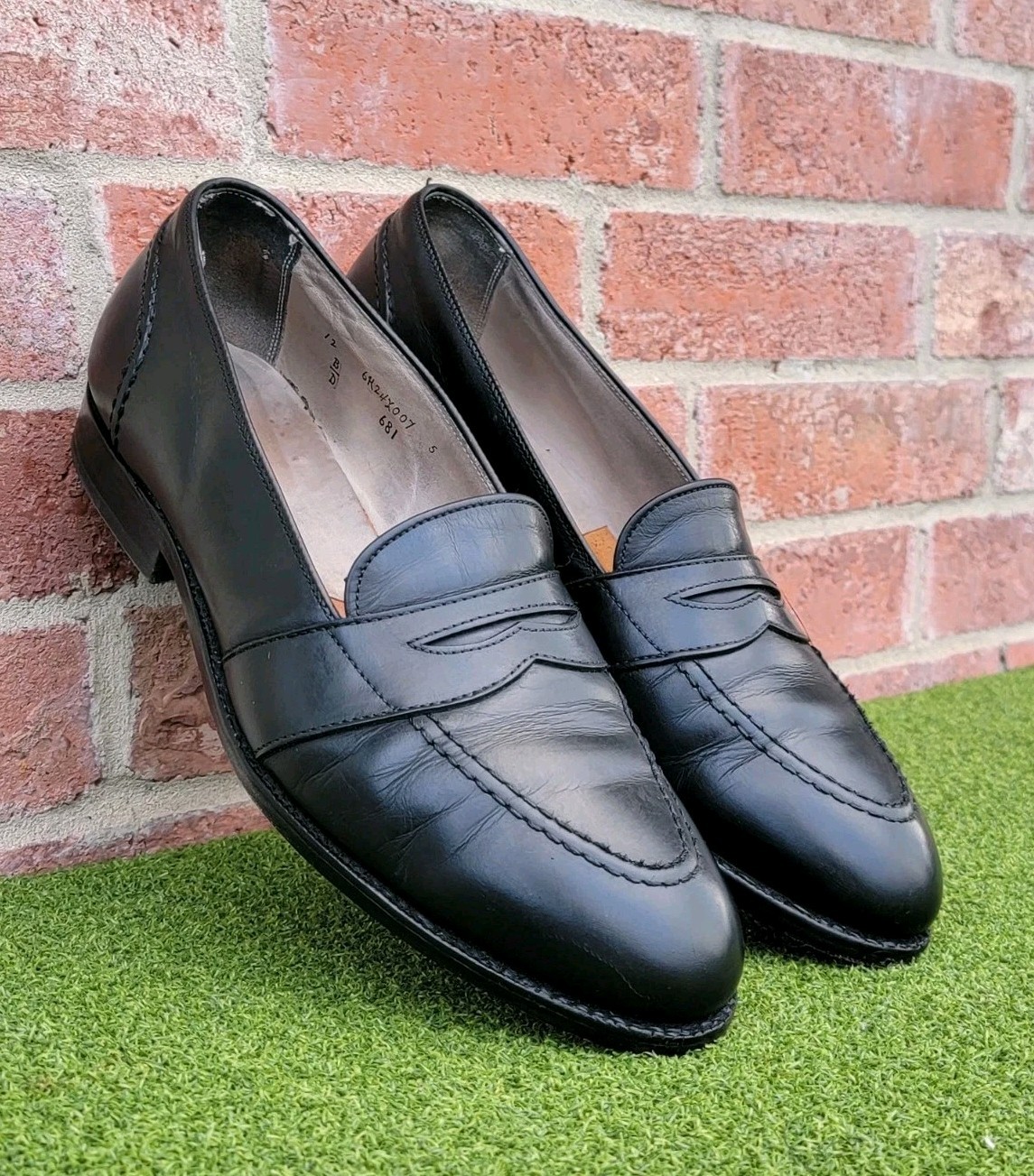 Alden 681 Black Calfskin Full Strap Loafer
