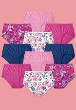 Comfort Choice Plus Size Full Coverage Cotton Brief 10-Pack