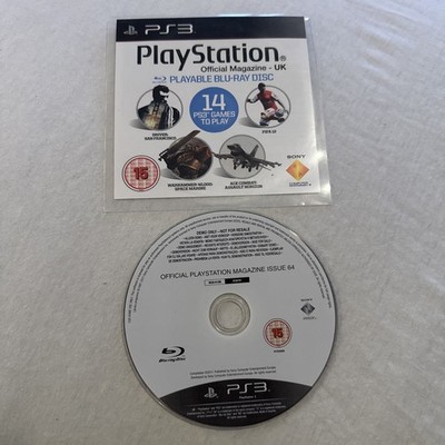 OFFICIAL PLAYSTATION MAGAZINE UK ISSUE 64 BLUE RAY DEMO COVER PS3 PLAYSTATION 3