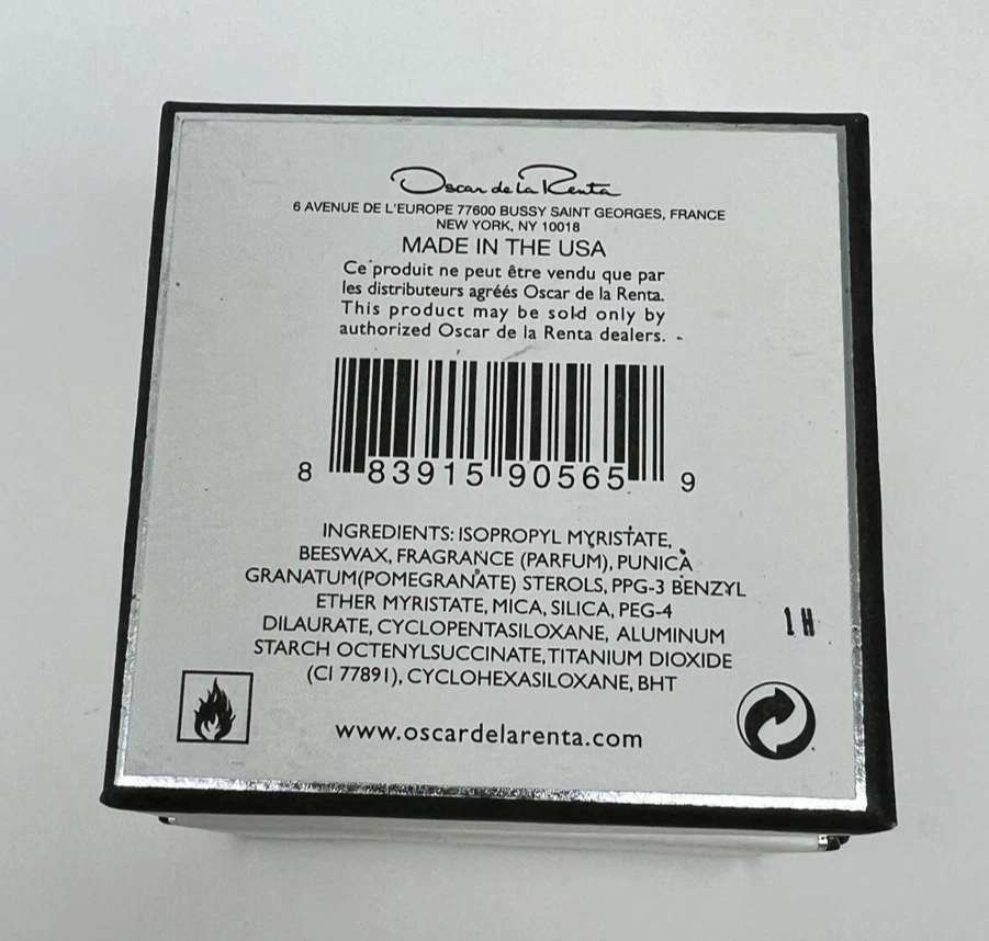 NUEVO Oscar de la Renta Esprit D'Oscar Eau de Parfum Anillo Perfume Sólido con Relleno Foto 3 de 4