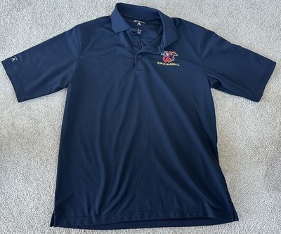 Wichita Wind Surge MILB Baseball Antigua Blue Polo Shirt Adult Small