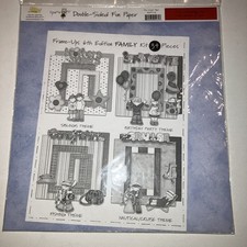 My Mind  s Eye Frame-Ups Scrapbook Family Kit Siblings, Birthday, Fishing, Cruise