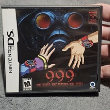 999: Nine Hours, Nine Persons, Nine Doors (Nintendo DS, 2010) CIB