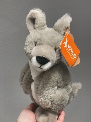 Wild Republic Kangaroo Joey plush Stuffed Animal Cuddlekins Realistic NWT