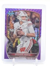 GRAHAM MERTZ 2022 BOWMAN UNIVERSITY CHROME PURPLE MINI DIAMOND /399 #17 Q3478