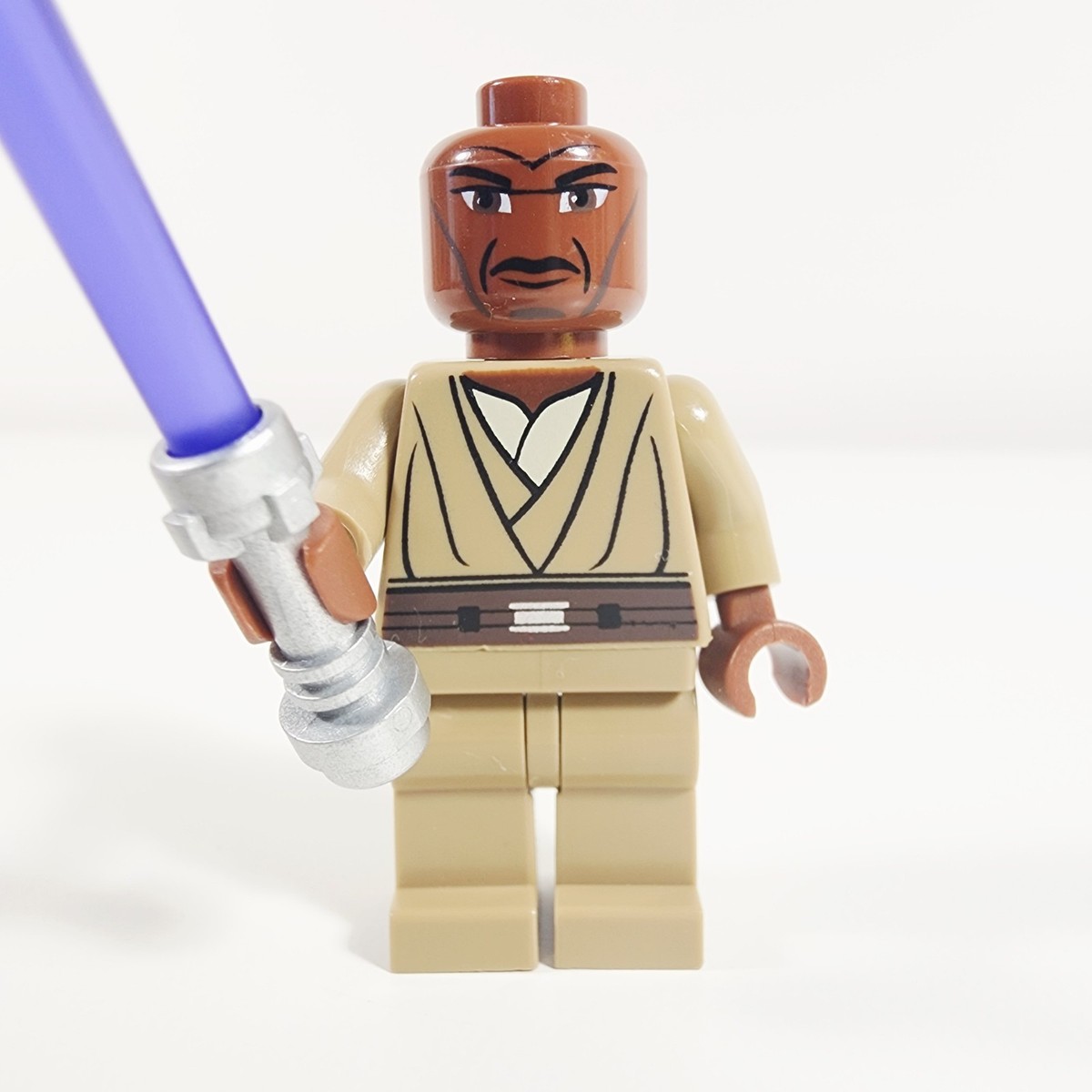 Lego Mace Windu Minifigure Large Eyes Star Wars The Clone Wars