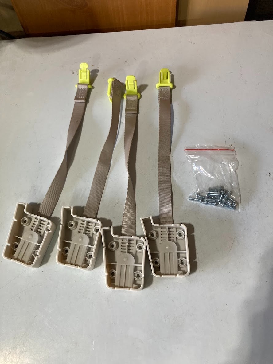 Skip Hop REPLACEMENT PLATFORM STRAPS Part & Screws SET OF 4  - FREE SHIPPING