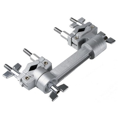 TC-3 Multiclamp Aluminium Drum Klammer 2-fach drehbar Rohrdurchmesser Silver