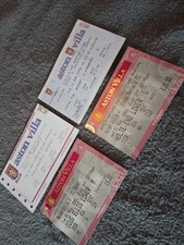 4 X ASTON VILLA TICKETS IN EUROPE