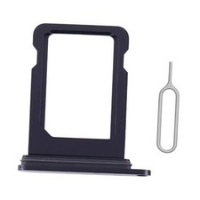 SIM Card Tray Holder Slot Replacement for iPhone 13 /Black with Midnight