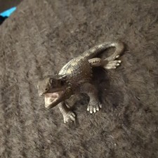 Schleich Bearded Dragon Pogona Lizard 2011 Retired Figure Animal Figurine 2011