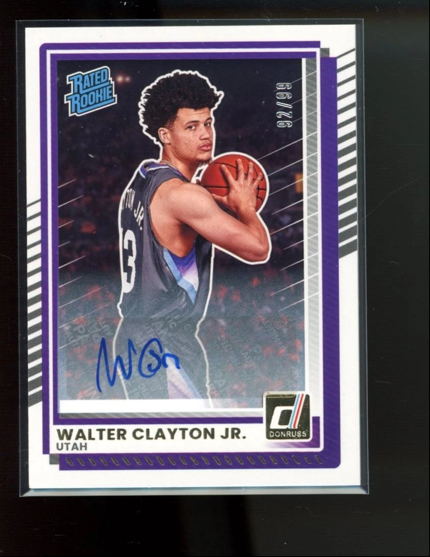 Donruss Autographed Basketball Sports Trading Cards & Accessories