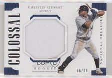 2019 National Treasures Rookie Colossal Materials 66/99 Christin Stewart 0a3