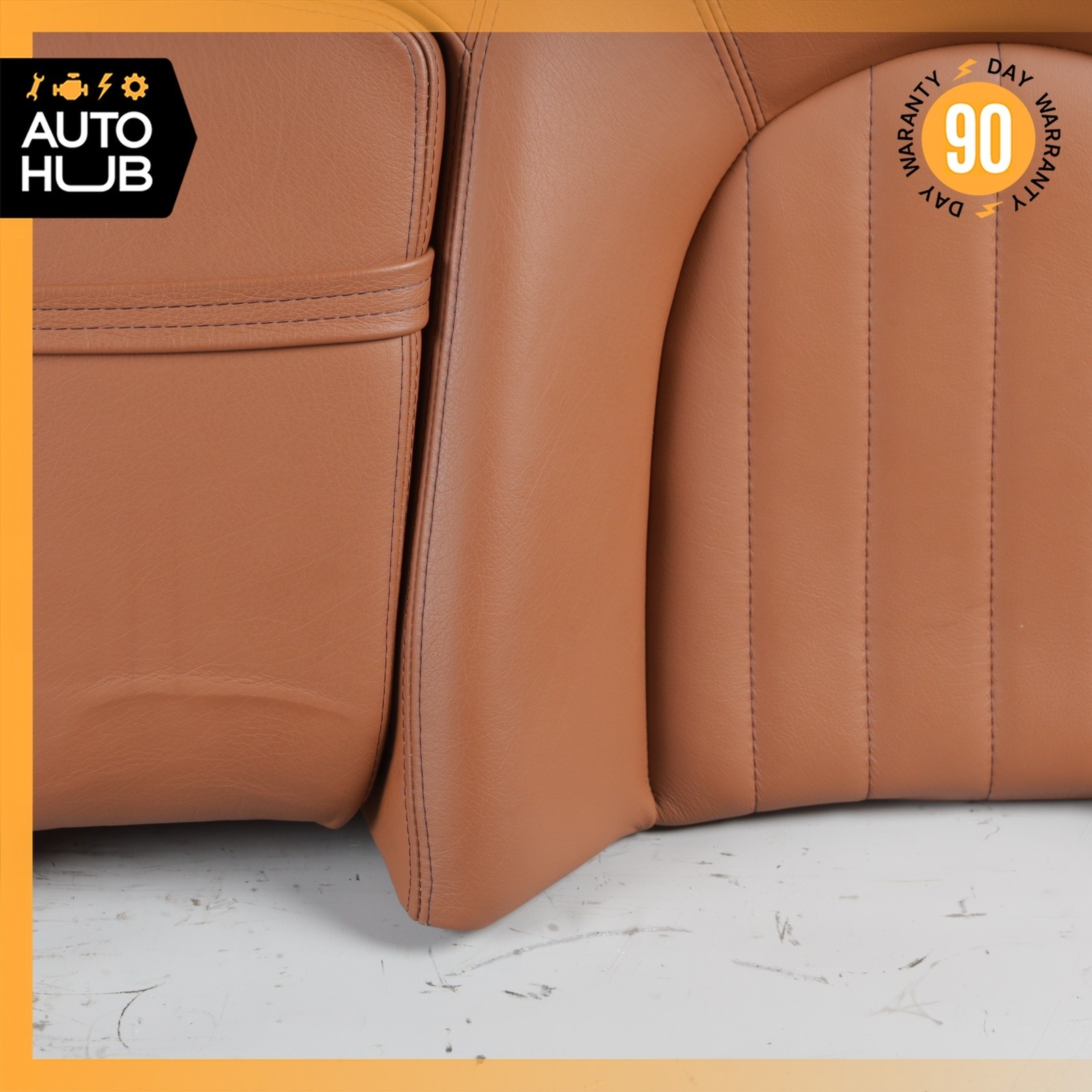 Maserati M138 4200 Coupe Cambiocorsa Rear Upper Top Seat Cushion Brown OEM 31k