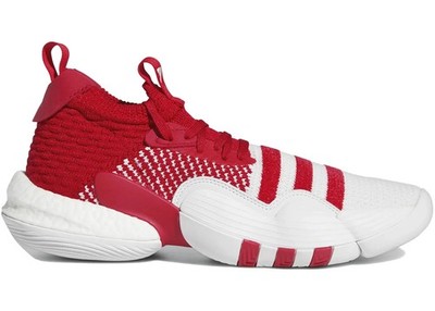 Size 18 - adidas Trae Young 2 Mid Team Power Red Basketball Shoes New Wo/Box