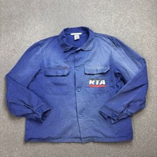 VINTAGE veste française adulte bleu moyen vêtements de travail soleil