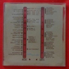 Scala parlante per radio d'epoca Tele Master