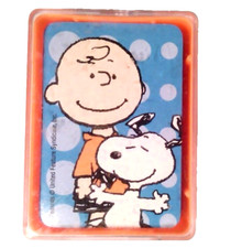Peanuts Miniature Playing Cards US Charlie Brown Snoopy In Original Case