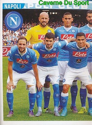 385 TEAM TEAM 1/2 ITALIEN SSC NEAPEL STICKER FUSSBALLSPIELER 2016 PANINI