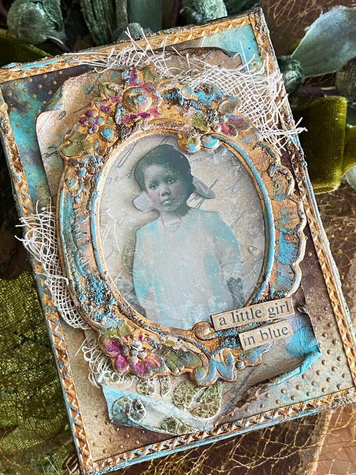 Sizzix Impresslits 3-D Floral Frame #665016 Retail $13.99 design Tim Holtz - Image 3 of 4