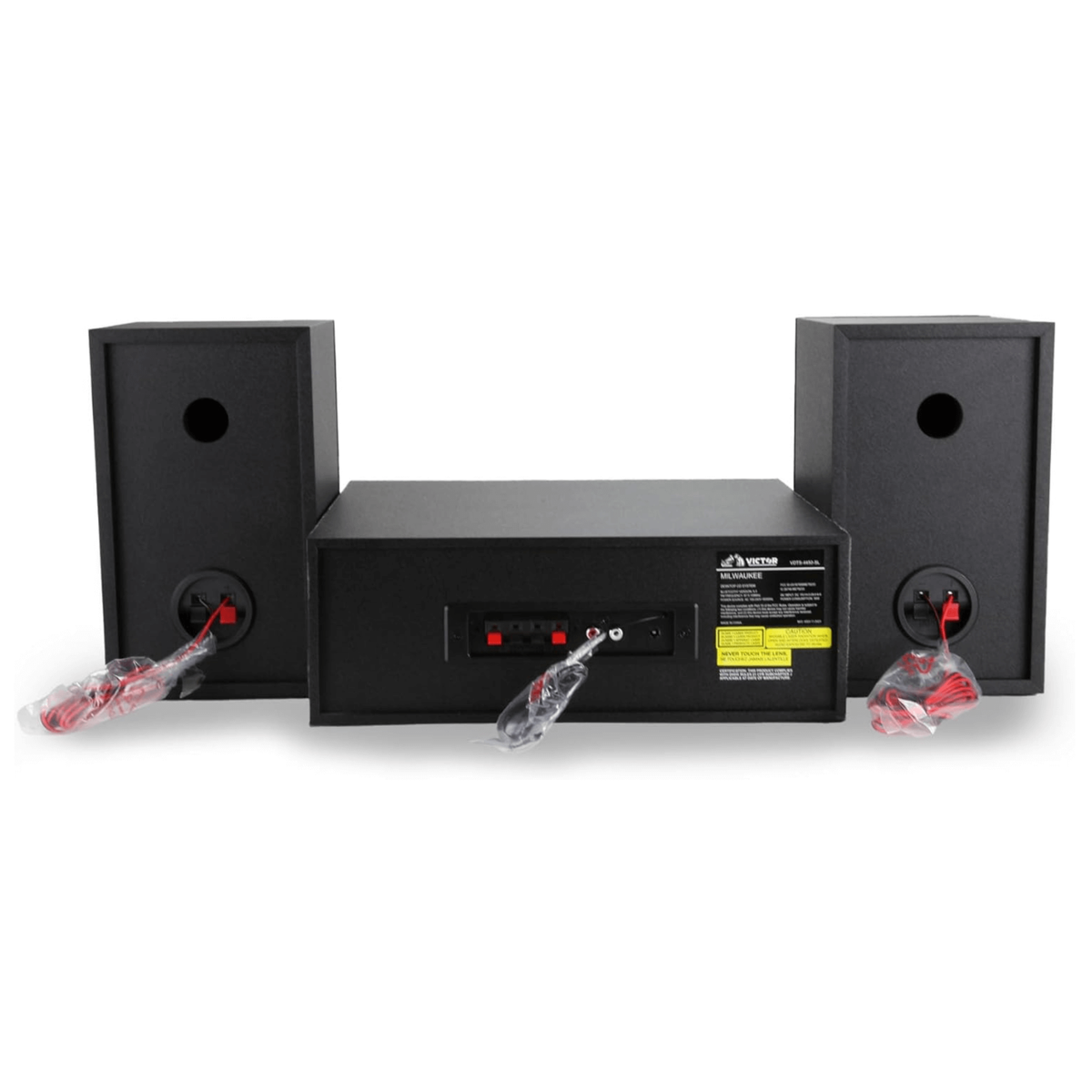 Victor Milwaukee II Desktop Bluetooth CD Stereo System with