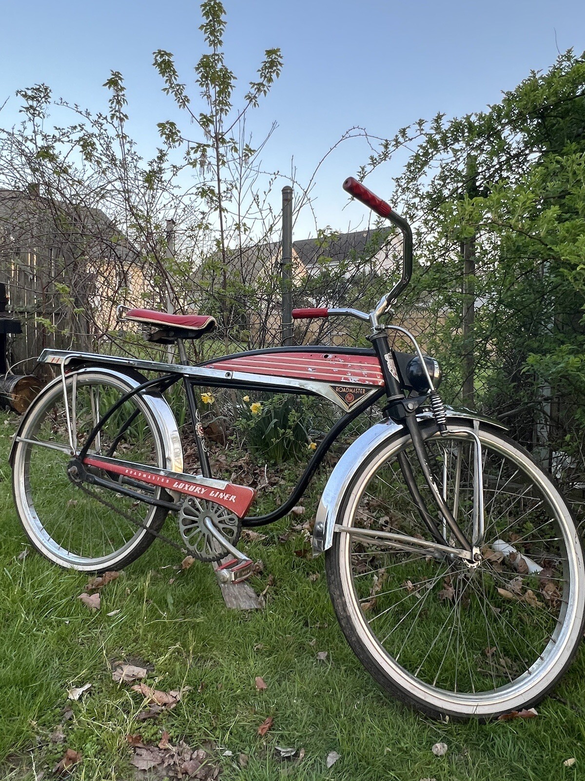 1958 amf roadmaster luxury liner original and complete bicycle 