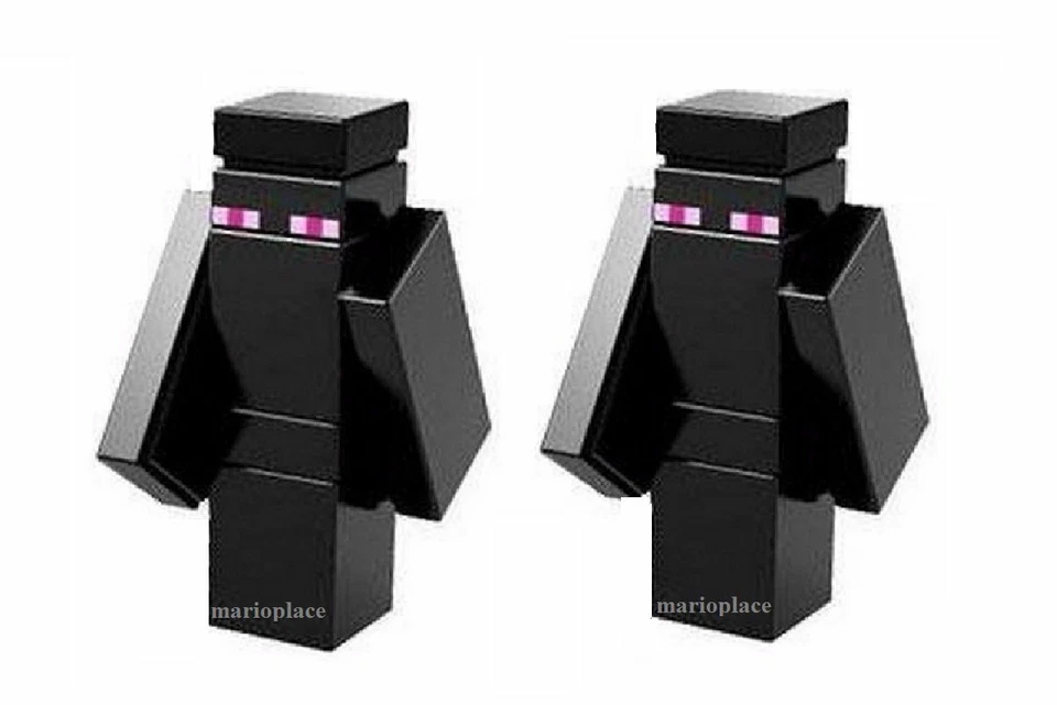 LEGO Minecraft 2 Enderman y 1 Ender Dragon Minifiguras de 21107 The End NUEVO Foto 2 de 4