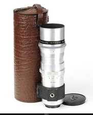  Lens Meyer Telemegor Chrom 5.5/250mm  Red V No.1679615 for Exakta Mint