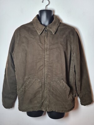 GUISE braune Steppjacke Gr. M Herren Full Zip Outdoor Oberbekleidung Menswear