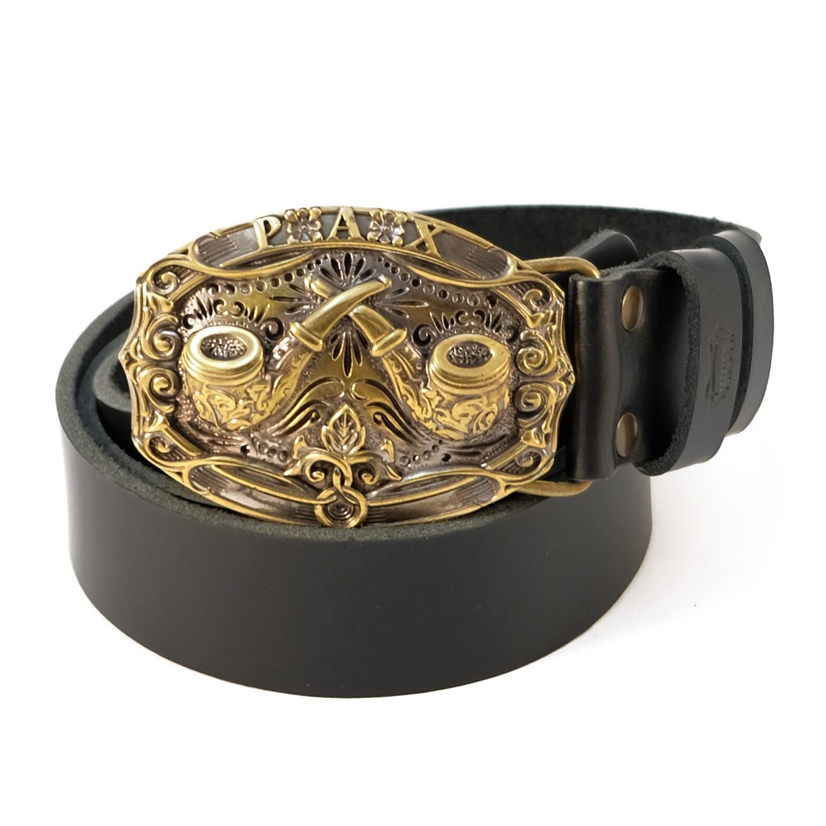 tobacco leather belt Men's Owen 2.0 Large women on the market 104336 - TOBACCO WAXY SHELL