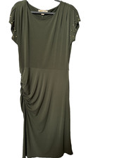 NWT 125 Michael Kors Gorgeous Party Dress Olive Green Size XL