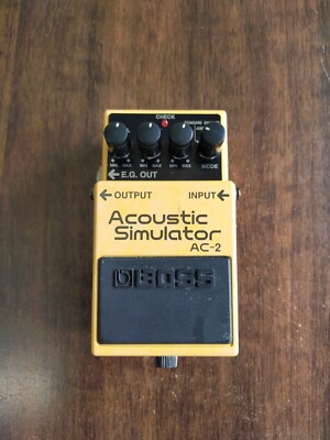 Boss AC-2 acoustic Simulator Guitar Effect Pedal Used from Japan.