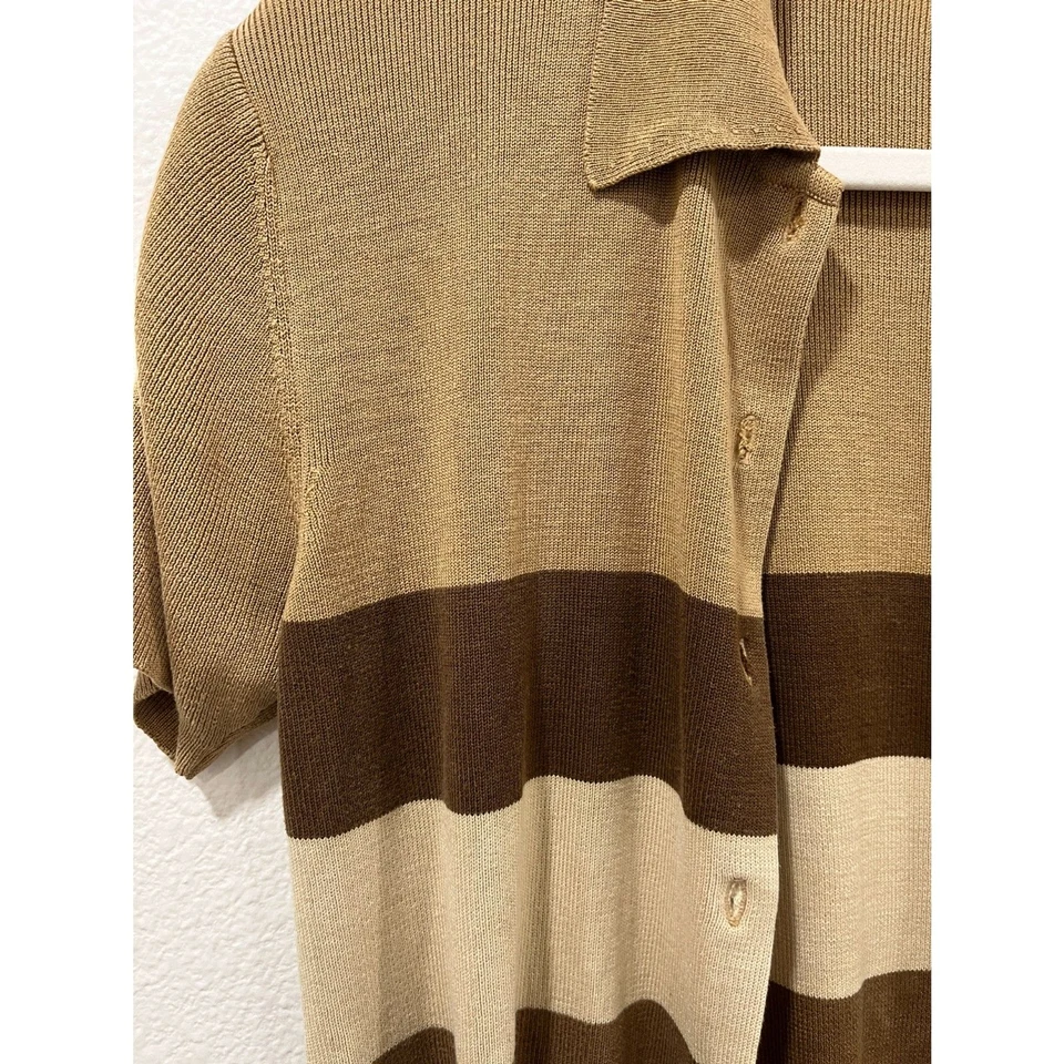 Vintage Jones New York 100% Seda Suéter Cárdigan Manga Corta Botón Abajo  Foto 2 de 4