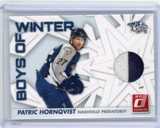 2010-11 Donruss Boys of Winter Threads Jersey Prime Patric Hornqvist /50 *S6402