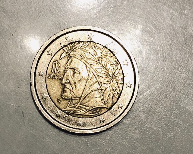 Pièce Rare De 2 Euros Italie 2002 Fautée Pour Collectionneurs